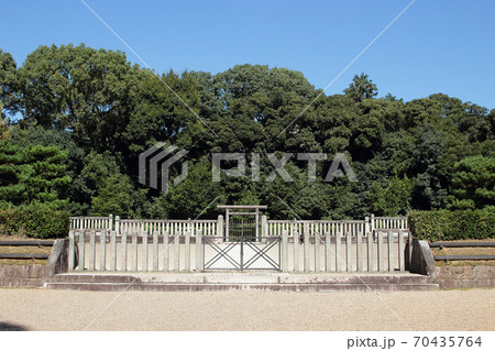 京都　桓武天皇柏原陵 70435764