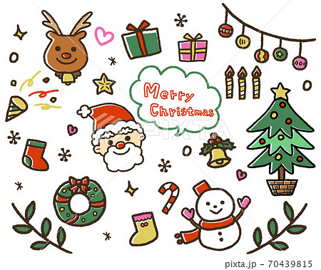 Christmas material collection - Stock Illustration [70513653] - PIXTA