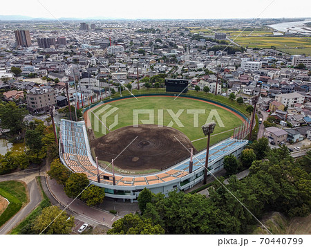 空から見た刈谷球場 空撮 空から見た刈谷球場 空撮 70440799