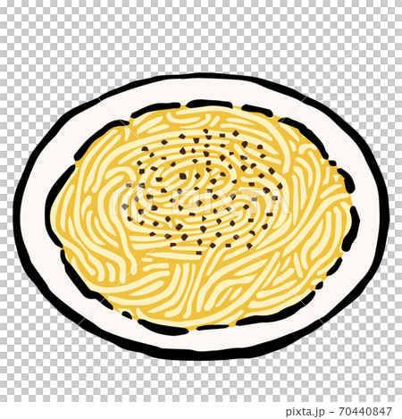 Illustration of Spaghetti Cacio e pepe 70440847