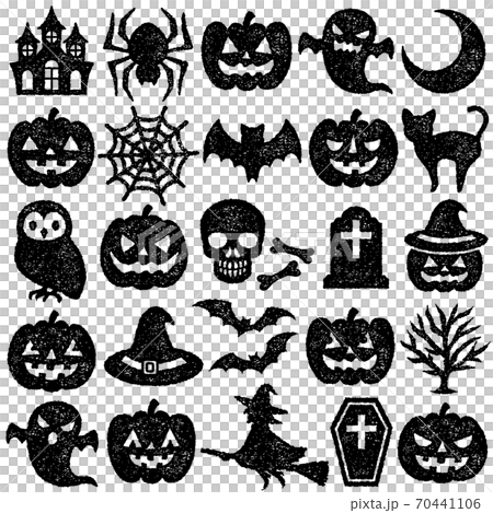 Halloween stamp 25 types Halloween stamp 25 types 70441106