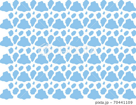 牛柄模様cowpattern水色 牛柄模様cowpattern水色 70441109