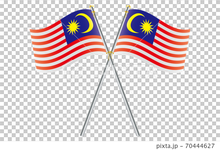 新世界の国旗2:3Verグラデーション波ポールクロス マレーシア 新世界の国旗2:3Verグラデーション波ポールクロス マレーシア 70444627