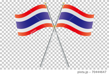 New World Flag 2: 3 Ver Gradation Wave Pole Cross Thailand 70444647