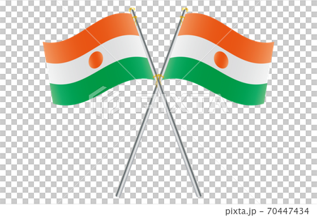 Flag of the New World 2: 3 Ver Gradation Wave Pole Cross Niger Flag of the New World 2: 3 Ver Gradation Wave Pole Cross Niger 70447434