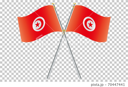 Flag of the New World 2: 3 Ver Gradation Wave Pole Cross Tunisia Flag of the New World 2: 3 Ver Gradation Wave Pole Cross Tunisia 70447441
