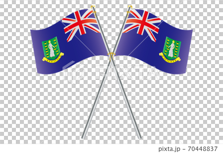 新世界の国旗2:3Verグラデーション波ポールクロス イギリス領バージン諸島 新世界の国旗2:3Verグラデーション波ポールクロス イギリス領バージン諸島 70448837