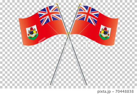 Flag of the New World 2: 3 Ver Gradation Wave Pole Cross Bermuda Islands Flag of the New World 2: 3 Ver Gradation Wave Pole Cross Bermuda Islands 70448838
