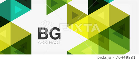 Mosaic triangle pattern abstract background for cover, banner, flyer and poster and other template Mosaic triangle pattern abstract background for cover, banner, flyer and poster and other template 70449831