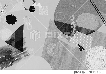 背景素材　コラージュ　水彩テクスチャー 70449920