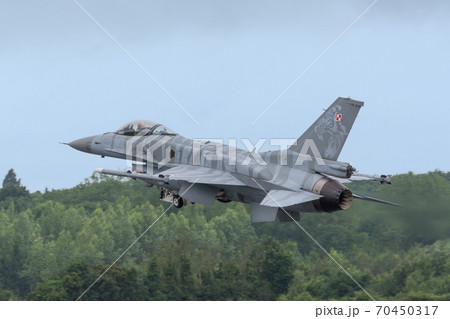 ポーランド空軍F-16Cブロック52アドバンスド タイガーデモチーム ポーランド空軍F-16Cブロック52アドバンスド タイガーデモチーム 70450317