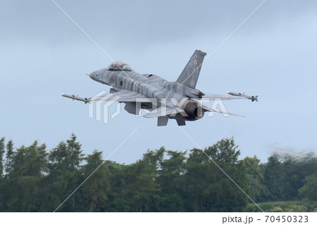 ポーランド空軍F-16Cブロック52アドバンスド タイガーデモチーム 70450323