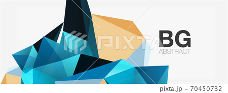 3d mosaic abstract backgrounds, low poly shape geometric design 3d mosaic abstract backgrounds, low poly shape geometric design 70450732