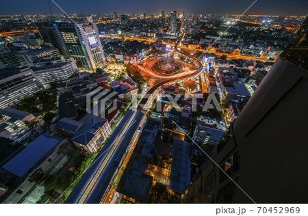 Victory monument Thailand in Bangkok city 70452969