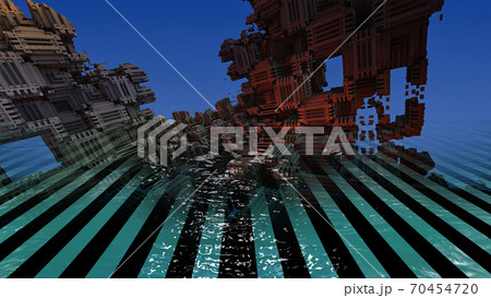 3d illustration of abstract geometric composition ,digital art works. 3d illustration of abstract geometric composition ,digital art works. 70454720