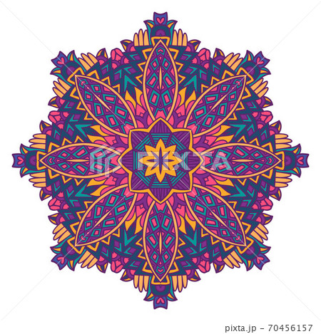 vector pattern mandala ornament. Vintage decorative Flower design vector pattern mandala ornament. Vintage decorative Flower design 70456157