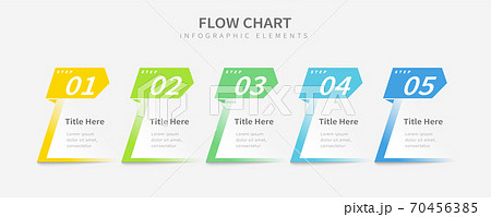 Flow chart infographic elements Flow chart infographic elements 70456385
