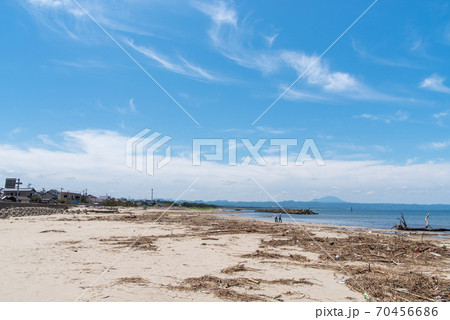 島根県 出雲市 稲佐の浜 弁天島周辺の景色(2020年6月) 島根県 出雲市 稲佐の浜 弁天島周辺の景色(2020年6月) 70456686