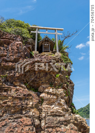 島根県 出雲市 稲佐の浜 弁天島周辺の景色(2020年6月) 島根県 出雲市 稲佐の浜 弁天島周辺の景色(2020年6月) 70456705