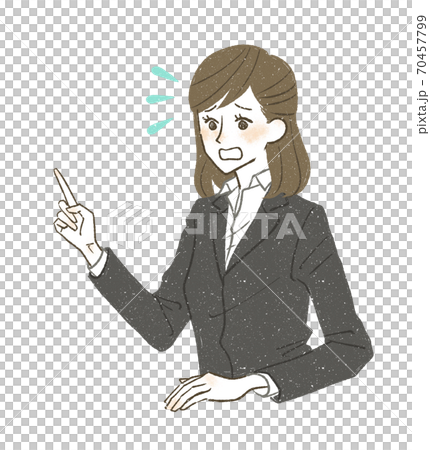 一個不耐煩的西裝的女人 一個不耐煩的西裝的女人 70457799