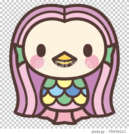 かわいいアマビエのイラスト素材