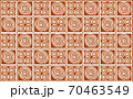 The spiral pattern on ancient pottery 70463549