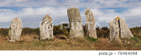 Line of the six menhirs of Vieux-Moulin - Old Mill Line of the six menhirs of Vieux-Moulin - Old Mill 70464098