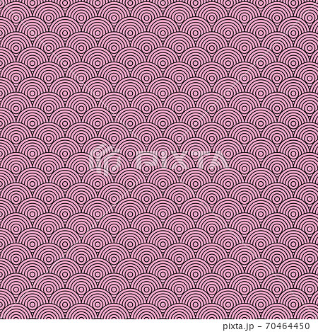 和柄・青海波(せいがいは)のベクターイラストB 和柄・青海波(せいがいは)のベクターイラストB 70464450