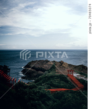 A thousand of torii gates to the heaven 70465074