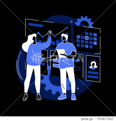 Customer relationship management abstract concept vector illustration. Customer relationship management abstract concept vector illustration. 70467302