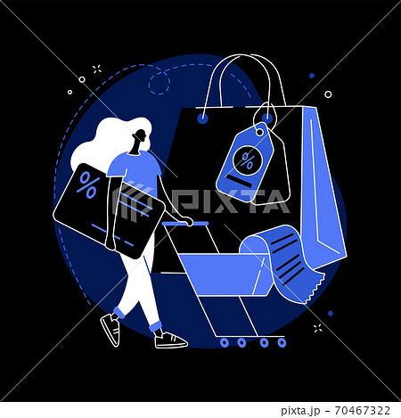 Loyalty program abstract concept vector illustration. 70467322