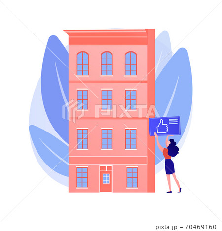 Condominium abstract concept vector illustration. 70469160