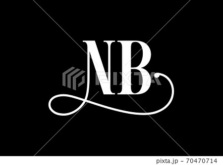 Initial Monogram Letter N B Logo Design Vector Template. N B Letter Logo Design 70470714