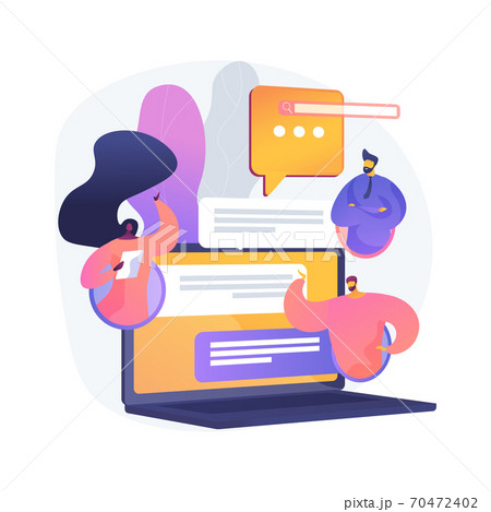 Internet forum abstract concept vector illustration. Internet forum abstract concept vector illustration. 70472402