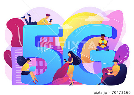 5g network concept vector illustration. 70473166