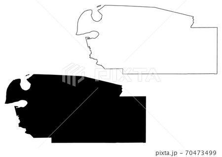 Jefferson County, Mississippi (U.S. county, United States of America, USA, U.S., US) map vector illustration, scribble sketch Jefferson map 70473499
