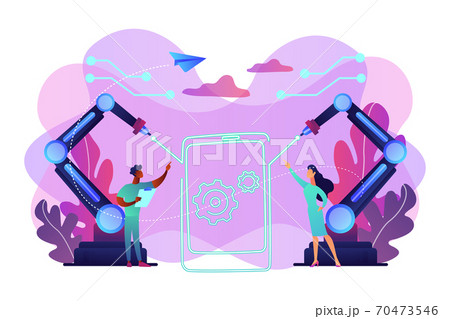 Laser technologies concept vector illustration. 70473546