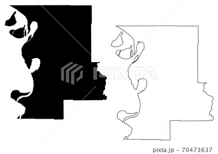 Washington County, Mississippi (U.S. county, United States of America, USA, U.S., US) map vector illustration, scribble sketch Washington map 70473637