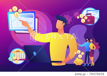 Financial adviser concept vector illustration 70476056