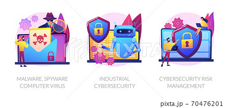 Cybersecurity awareness vector concept metaphors Cybersecurity awareness vector concept metaphors 70476201