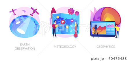 Planetary science abstract concept vector illustrations. Planetary science abstract concept vector illustrations. 70476488