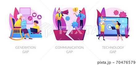 People diversity abstract concept vector illustrations. 70476579
