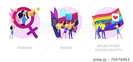 Social movement vector concept metaphors. 70476963