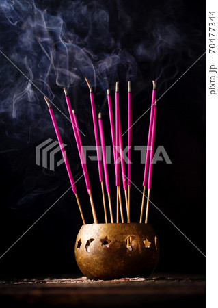Aroma sticks. Reiki concept Aroma sticks. Reiki concept 70477344