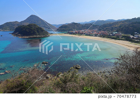 島根県松江市美保関町北浦の海 島根県松江市美保関町北浦の海 70478773