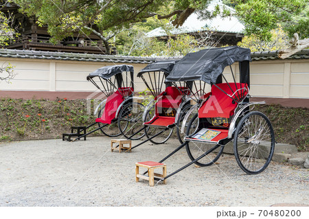【神奈川県】鎌倉の風情ある人力車 70480200