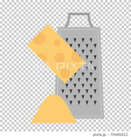 チーズを削るイラスト 70480822