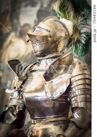 Knight's armor in the Knight's Hall in the Hermitage in St. Petersburg, Russia Knight's armor in the Knight's Hall in the Hermitage in St. Petersburg, Russia 70483586
