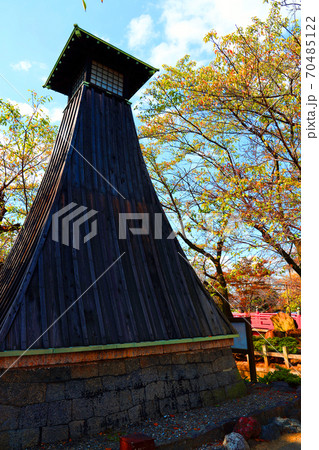 岐阜県大垣市の奥の細道むすびと水門川の風景、歴史、街並み、川【10月】 70485122