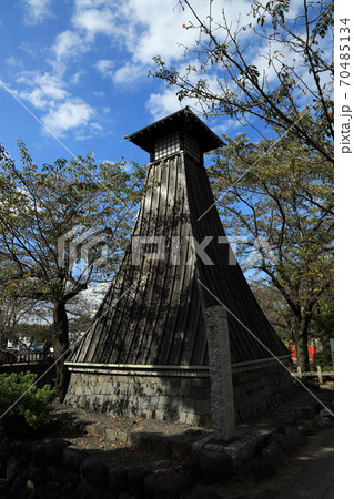 岐阜県大垣市の奥の細道むすびと水門川の風景、歴史、街並み、川【10月】 70485134